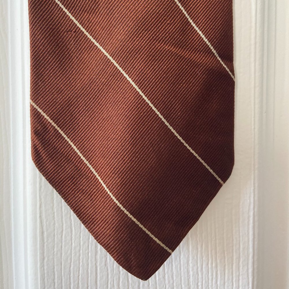 Brooks Brothers Brown Stripe Tie